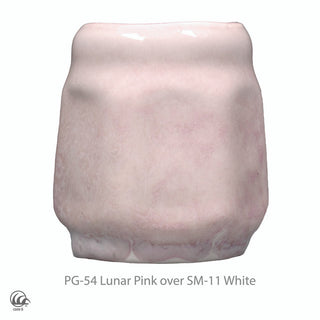 PG-54 Lunar Pink Phase Glaze (PG) by Amaco