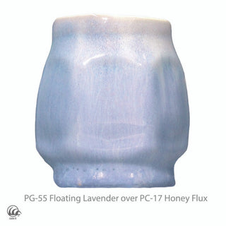 PG-55 Floating Lavender Phase Glaze (PG) by Amaco