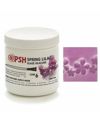 Spring Lilac Gloss Glaze ^6 by PSH