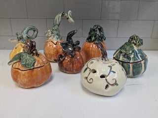 Pinch Pot Pumpkins - Hand building Workshop