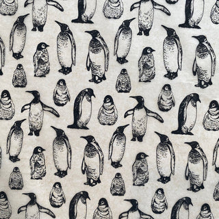 Penguins Underglaze Transfer Sheet by Elan Pottery