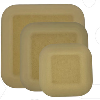 Square forms with a rounded 2" edge, available in sizes: 7x7, 9x9, and 11x11. Amaranth Stoneware Canada.