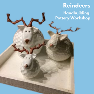 Reindeer - Pinch Pot Pottery Workshop