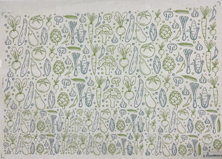 Vegetables (Multi-Coloured) - Underglaze Transfer Sheet by Elan Pottery