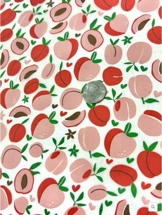 Peaches and Cream (Multi-Coloured) - Underglaze Transfer Sheet by Elan Pottery