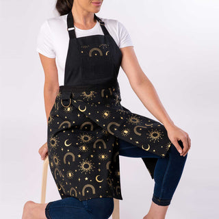 Star Dust  - Split Leg Pottery Apron