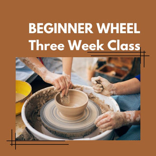 Thursday Evening Beginner Pottery Wheel 3 Week Class (July Start)