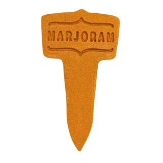 Handcrafted 2.25x4.25-inch terracotta weatherproof Plant Labels, perfect for window boxes, mixed herb planters, or kitchen herb gardens. Handcrafted in Kingston, Ontario at Amaranth Stoneware.