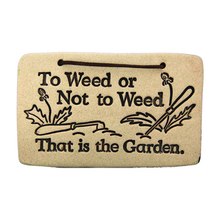 To Weed or Not to Weed, - Amaranth Stoneware Canada