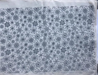 Snowflakes - Underglaze Transfer Sheet by Elan Pottery