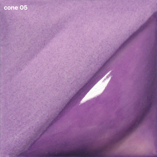 Violet Velvet Underglaze is a soft plum at cone 05, darkens at cone 5, and becomes deep lilac at cone 10. Amaranth Stoneware Canada.