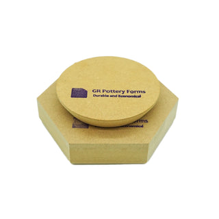 Use Spacer Pull to assist with removing Wallies from clay. Glue pin to Wallie Form and Spacer Pull with Elmer's or Wood Glue for easy removal. Amaranth Stoneware Canada.
