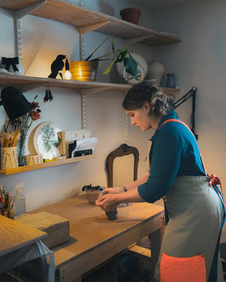 Split-Leg Craft Apron by Part-Time Potter