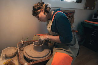 Split-Leg Craft Apron by Part-Time Potter