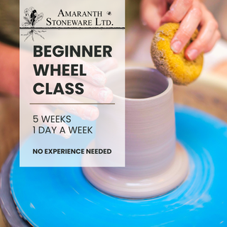 5 Week Beginner Pottery Wheel Class