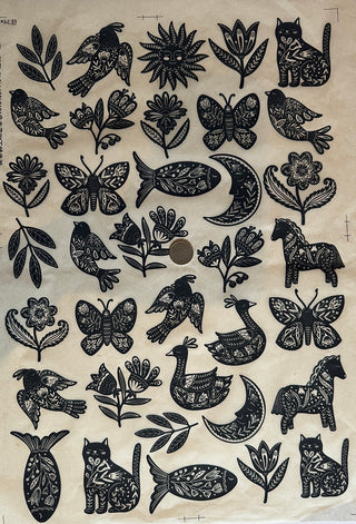 Flora & Fauna 1 - Underglaze Transfer by Ceramica Transfers