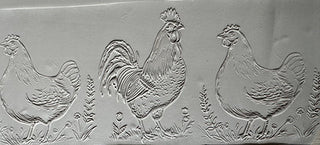 Chickens - Engraved Rolling Pin