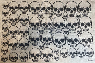 Skulls OG Individual - Underglaze Transfer Sheet by Elan Pottery