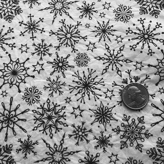 Snowflakes - Underglaze Transfer Sheet by Elan Pottery