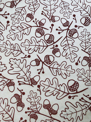 Acorns - Underglaze Transfer Sheet by Elan Pottery - Amaranth Stoneware Canada