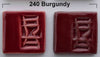 240 Burgundy Gloss Glaze by Opulence - Amaranth Stoneware Canada