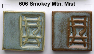 606 Smokey Mountain Mist Reduction Look Glaze by Opulence - Amaranth Stoneware Canada