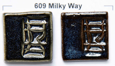 609 Milky Way Reduction Look Glaze by Opulence - Amaranth Stoneware Canada