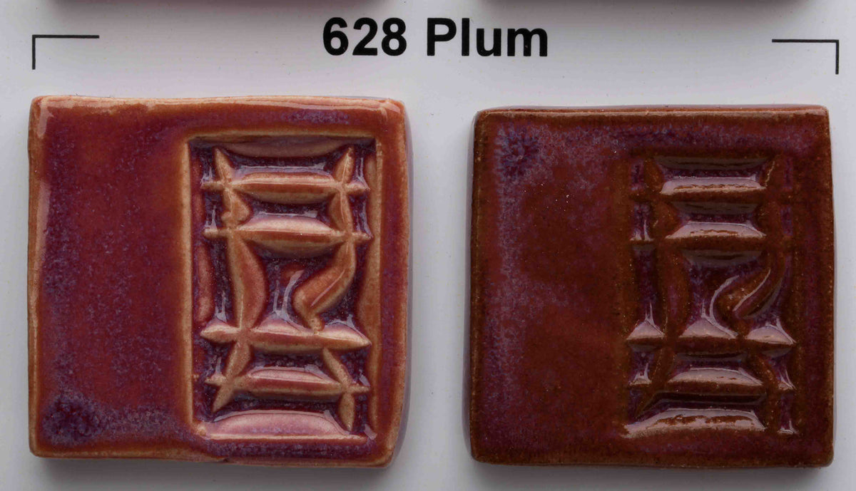 628 Plum Reduction Look Glaze by Opulence - Amaranth Stoneware Canada