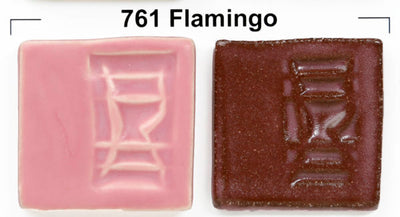 761 Flamingo Satin Matte Glaze by Opulence - Amaranth Stoneware Canada