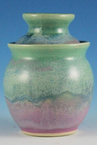 A warm purple that is brighter and less blue than Lapis Satin. Its bright tones and subtle surface contrast beautifully with darker glazes. Amaranth Stoneware Canada.
