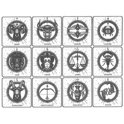 Zodiac - Underglaze Transfer - Amaranth Stoneware Canada