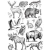 Forest Animals - Underglaze Transfer - Amaranth Stoneware Canada