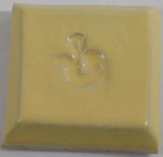 Butter is an opaque, satin matte light yellow glaze. Amaranth Stoneware Canada.