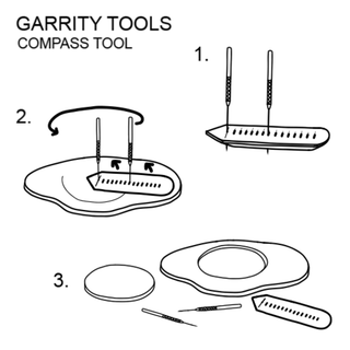 Compass Tool - Garrity Tool - Amaranth Stoneware Canada