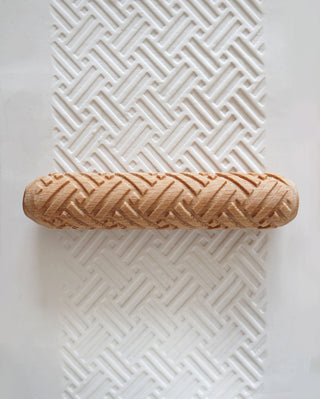 Crosshatch - Clay Texture Roller - Amaranth Stoneware Canada