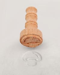 Mushroom - Clay Texture Stamp - Amaranth Stoneware Canada