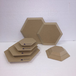 Wood drape molds for dinnerware and platters, durable and reusable fiberboard. Avoid wet conditions over 24 hrs. Amaranth Stoneware Canada.