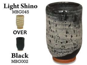 A lighter version of our Shino glaze, Light Shino is creamy beige where it pools and breaks to a darker brown over texture. Amaranth Stoneware Canada.