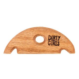 Dirty Girls Lip Service Rib shapes lips and cleans galleries with angled notches and a sharp 90° corner. Amaranth Stoneware Canada.