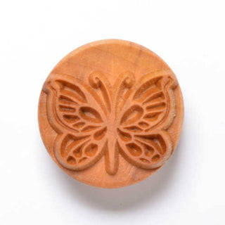 SCL butterfly Stamps, 4 cm, perfect for patterns on clay, fondant, or dough. Versatile and easy to use. Amaranth Stoneware Canada.