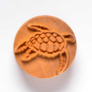 SCL turtle Stamps, 4 cm, perfect for patterns on clay, fondant, or dough. Versatile and easy to use. Amaranth Stoneware Canada.