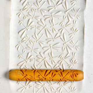 MKM Rollers (10 cm) are versatile decorating tools for pottery, available in-store or by special order from the MKM website. Amaranth Stoneware Canada.