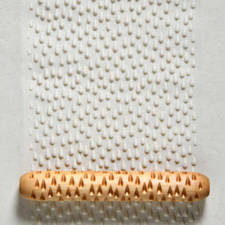 MKM Rollers (10 cm) are versatile decorating tools for pottery, available in-store or by special order from the MKM website. Amaranth Stoneware Canada.