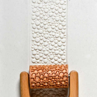 MKM RL Rollers, 6 cm wide, for patterns on clay. Pair with RH-1 Handle. Browse MKM’s site or request designs. Amaranth Stoneware Canada.