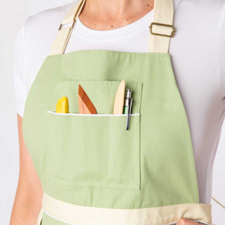 Mint Green - Pottery Apron - Amaranth Stoneware Canada