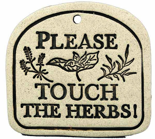 Please Touch The Herbs! - Amaranth Stoneware Canada