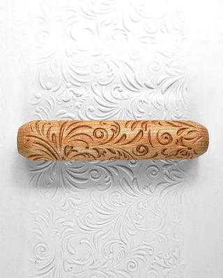 Fairy Fern - Clay Texture Roller - Amaranth Stoneware Canada