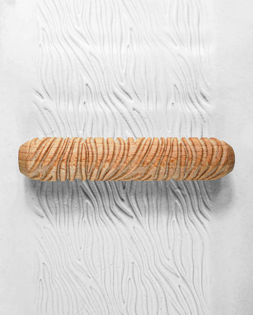 Tiger Stripes - Clay Texture Roller - Amaranth Stoneware Canada