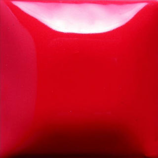 Candy Apple Red heavy, viscous Stroke & Coat® glaze at Cone 06; one coat creates translucent finish, 2-3 coats for opacity and gloss.
At Cone 6: Semi-transparent, no color change. Amaranth Stoneware Canada.