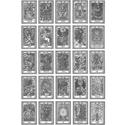 Tarot Cards - Underglaze Transfer - Amaranth Stoneware Canada